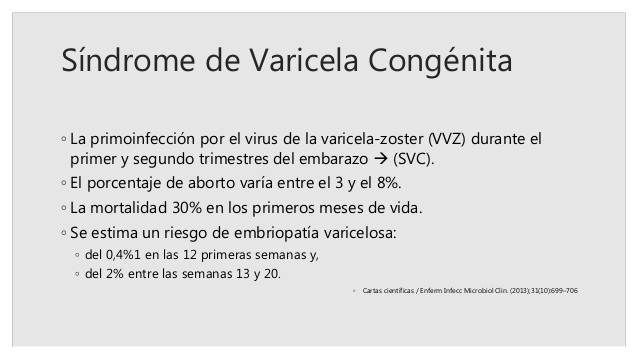 sintomas de varicela en bebes